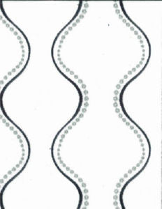 Moncetto Allure by Norbar Designer Fabric PRISM SEAVIEW 85% POLYESTER - 8% VISCOSE INDIA 6 1/4"H 55 - Swanky Fabrics -