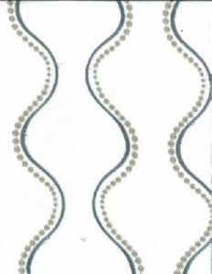 Moncetto Bliss by Norbar Designer Fabric PRISM SEAVIEW 85% POLYESTER - 8% VISCOSE INDIA 6 1/4"H 55 - Swanky Fabrics -