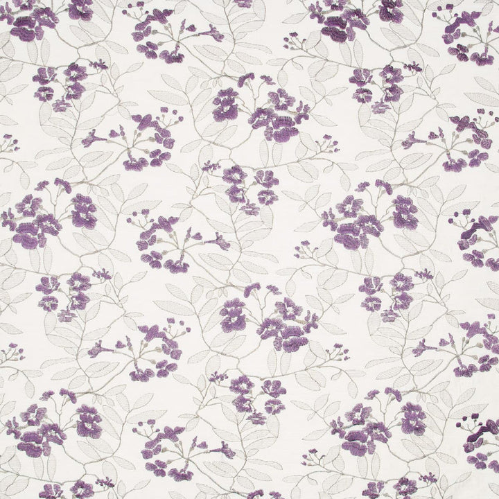 Monti 1 Violet by Stout Designer Fabric RAINBOW LIBRARY GRAPE/PEAR 100%POL CHINA Horizontal: 17.5 and Vertical: 11.5 56 in - Swanky Fabrics -