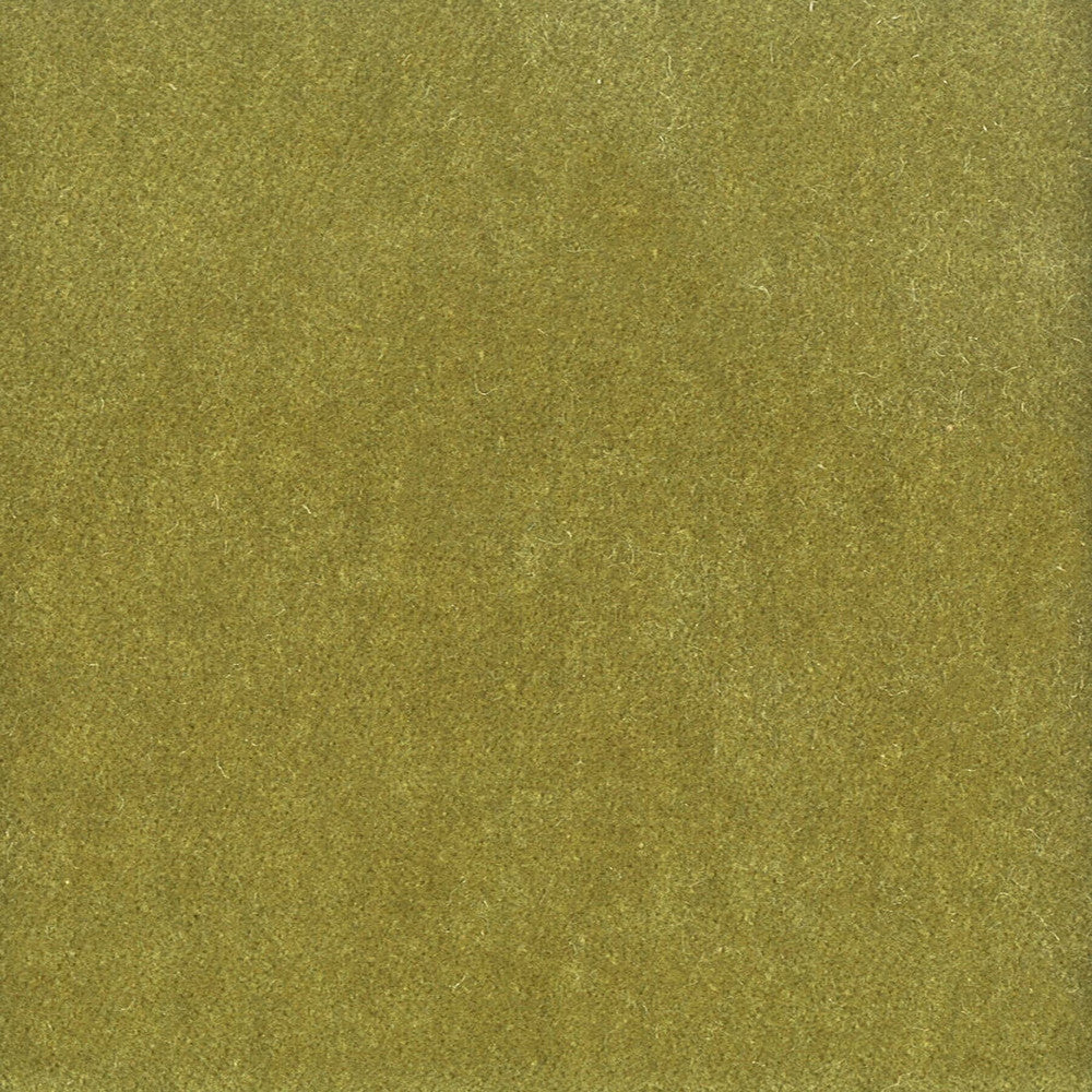 Moore 42 Avocado by Stout Designer Fabric Timeless Velvets 82% Polyester 18% Cotton SOUTH KOREA FLAME RETARDANT-U.F.A.C. CLASS 1 (OR A) CATB 117-2013 WYZENBEEK 20 000 DOUBLE RUB WEAR TEST (HEAVY DUTY) Horizontal: 0 and Vertical: 0 54.75 in - Swanky Fabrics -