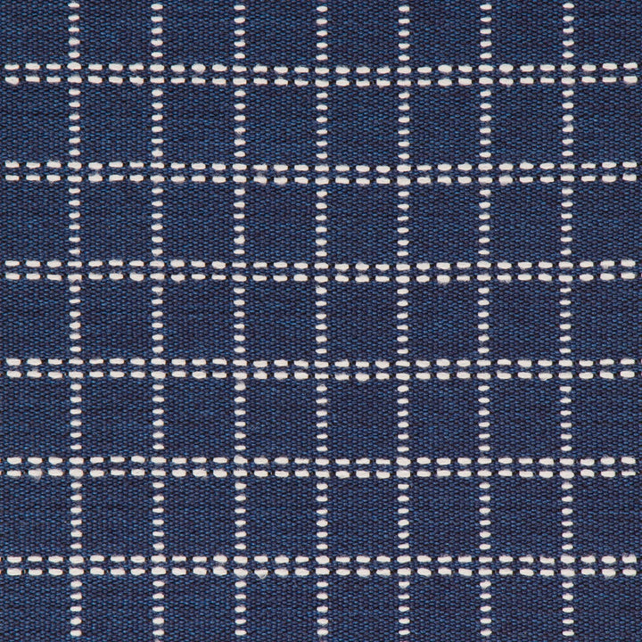 Motthaven Indigo by Bella-Dura Designer Fabric  100% BELLA DURA POLYOLEFIN USA 70000 H: 1'' V: 1.125'' 53''  - Swanky Fabrics -