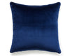 Torino Velvet Pillow 22 X 22 - Navy MTTORIPILL0027 by Scalamandre Designer Pillow