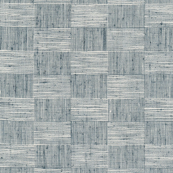Mulholland 4 Dresden by Stout Designer Fabric RAINBOW LIBRARY HAZE/SKY 62%POL 38%COT INDIA CATB 117-2013 Horizontal: 5.250 and Vertical: 3.125 54 in - Swanky Fabrics -