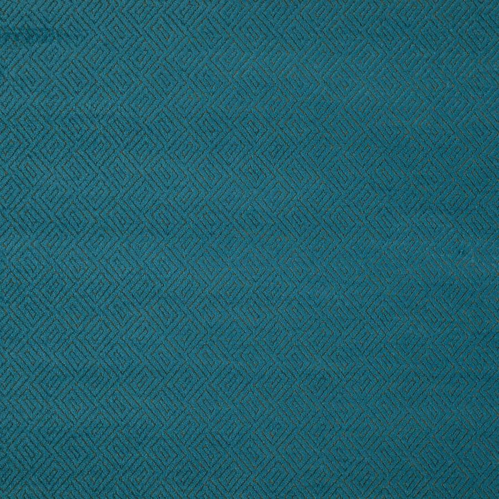 Magellan # 854 Peacock by Maxwell Designer Fabric Colorguard-Amazonia 100% POLYESTER TURKEY V-1.5" H-1.4" 54.3" - Swanky Fabrics -