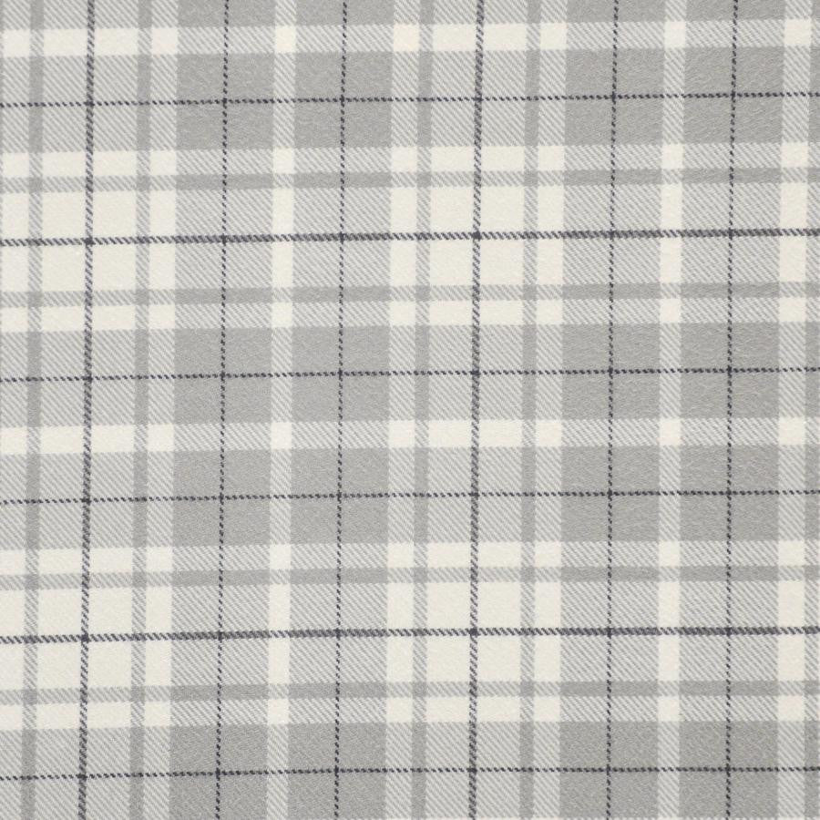 Muir # 438 Raincloud by Maxwell Designer Fabric Menswear-Plaids & Checks 100% POLYESTER CHINA V-6.5" H-7" 56" - Swanky Fabrics -
