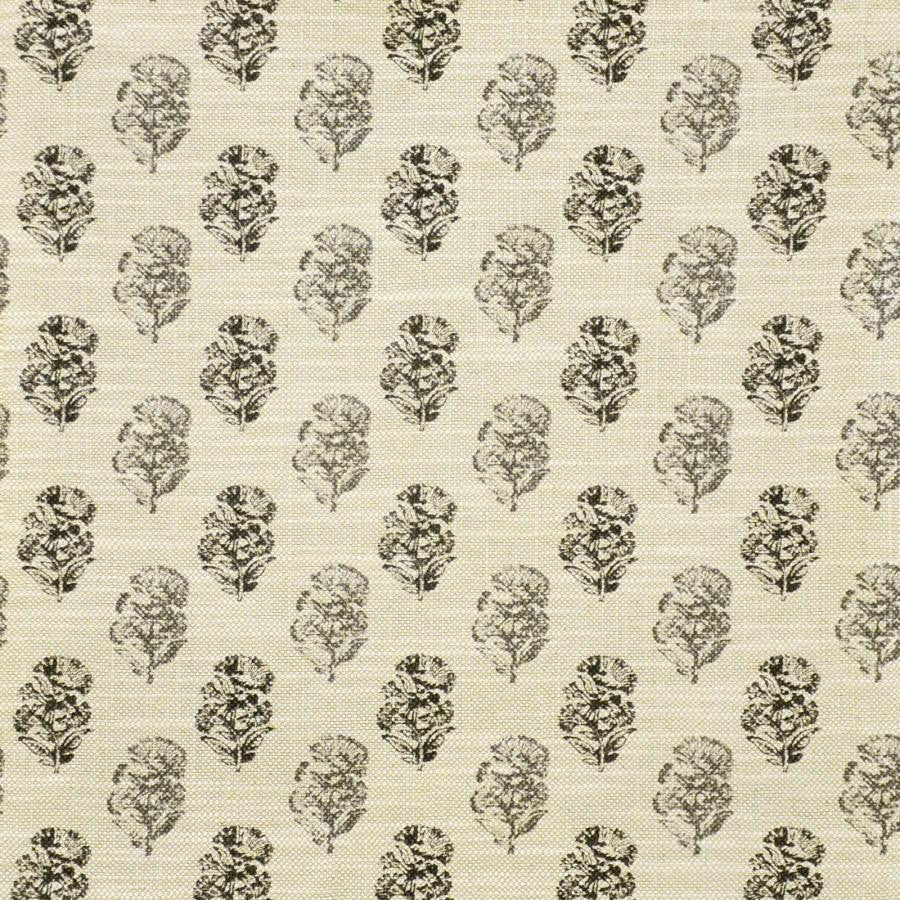 Moulin Fleur # 551 Copy by Maxwell Designer Fabric Print Gallery 75% COTTON/25% LINEN PAKISTAN V-3.13"H-3.75" 54" - Swanky Fabrics -
