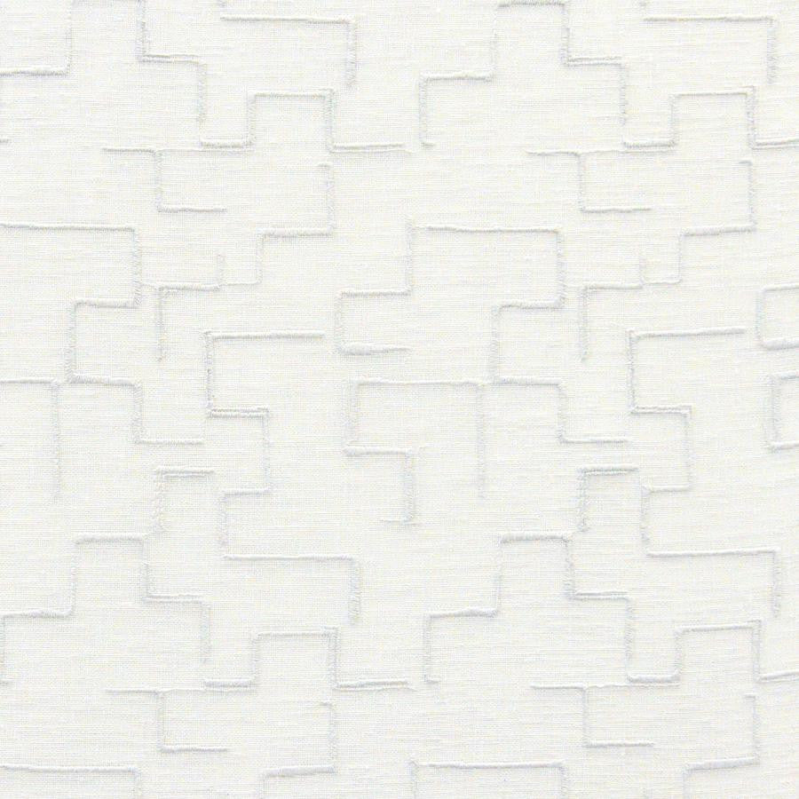Minos # 509 Luna by Maxwell Designer Fabric Sheer Paths 100% POLYESTER TURKEY V-8" H-6.4" 118" EMB. WIDTH 110" - Swanky Fabrics -