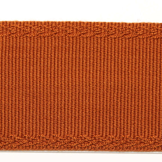 Majestic - Rust by Europatex Designer Fabric Dainty & Majestic 100% Polyester China See Sample Horizontal: N/A and Vertical: N/A 2.38 inches  - Swanky Fabrics -