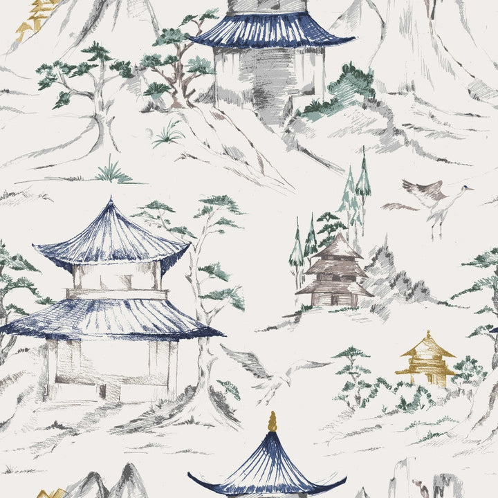 MasterPiece B Oasis by Europatex Designer Fabric Masterpiece 55% Linen, 45% Viscose Rayon 27" H, 27" V 55.00 inches - Swanky Fabrics -