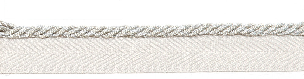 Le Lin Metallic Micro Cord Ice by Europatex Designer Fabric Le Lin Collection 42% Fibranne, 33% Rayon, 25% Metallic Yarns China Horizontal: N/A and Vertical: N/A 1/8" - Swanky Fabrics -