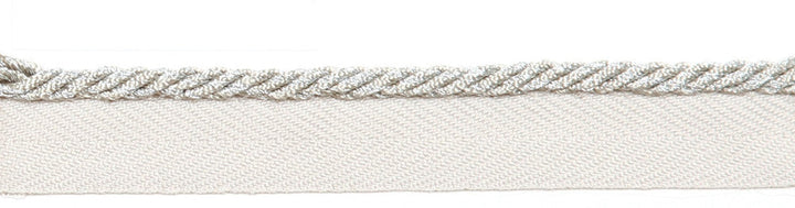 Le Lin Metallic Micro Cord Ice by Europatex Designer Fabric Le Lin Collection 42% Fibranne, 33% Rayon, 25% Metallic Yarns China Horizontal: N/A and Vertical: N/A 1/8" - Swanky Fabrics -