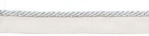 Europatex Fabric Le Lin Metallic Micro Cord Silver