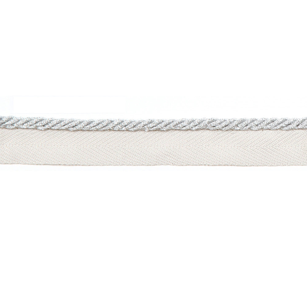 Le Lin Metallic Micro Cord Porcelain by Europatex Designer Fabric Le Lin 42% Fibranne, 33% Rayon, 25% Metallic yarns 0.13 inches - Swanky Fabrics -