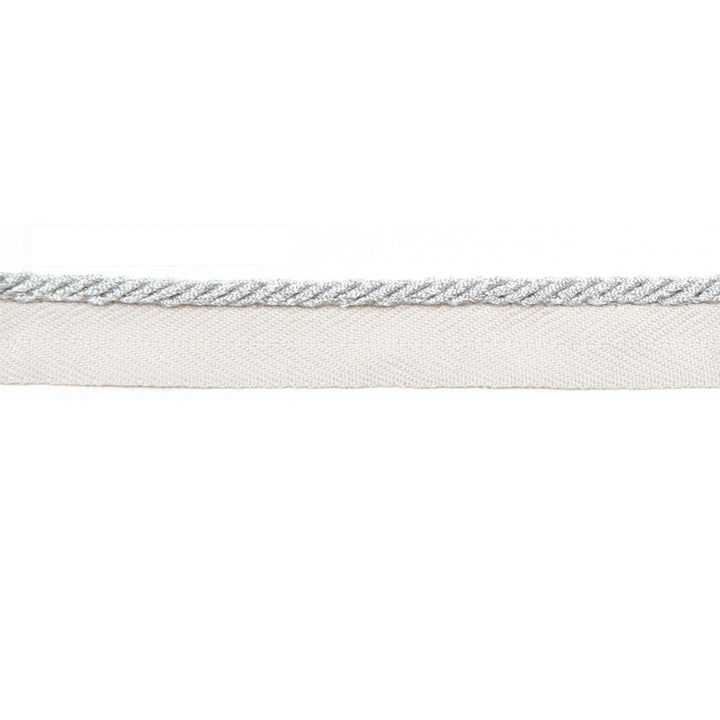 Le Lin Metallic Micro Cord Porcelain by Europatex Designer Fabric Le Lin 42% Fibranne, 33% Rayon, 25% Metallic yarns 0.13 inches - Swanky Fabrics -