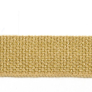 Europatex Fabric Le Lin Metallic Micro Tape Copper