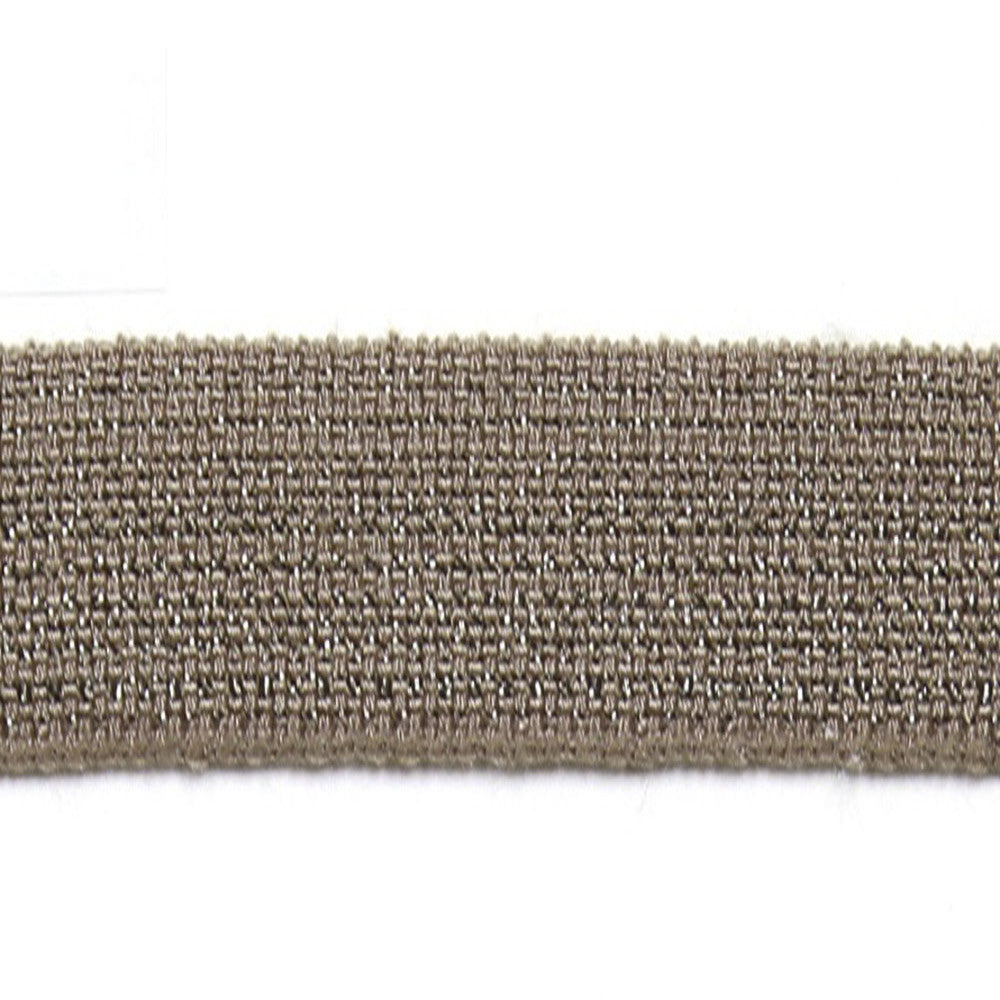 Le Lin Metallic Micro Tape Magnesium by Europatex Designer Fabric Le Lin 42% Fibranne, 30% Rayon, 25% Metallic yarns, 3% Polyester 0.56 inches - Swanky Fabrics -