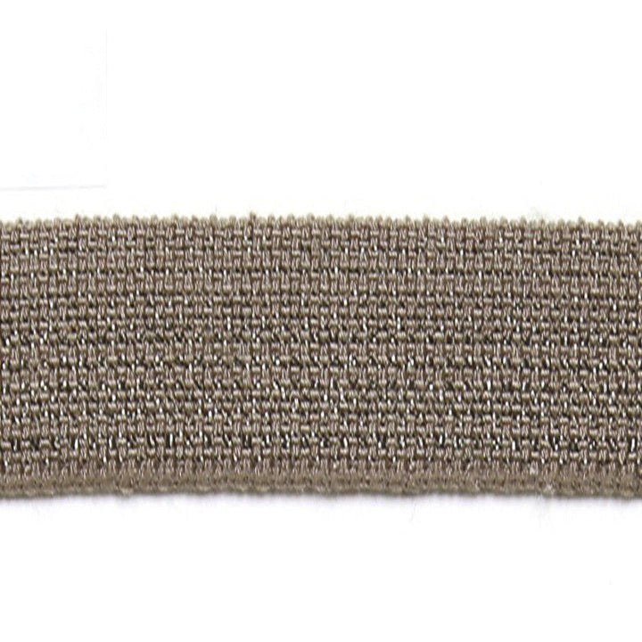 Le Lin Metallic Micro Tape Magnesium by Europatex Designer Fabric Le Lin 42% Fibranne, 30% Rayon, 25% Metallic yarns, 3% Polyester 0.56 inches - Swanky Fabrics -