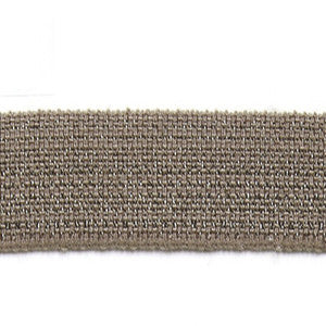 Europatex Fabric Le Lin Metallic Micro Tape Magnesium