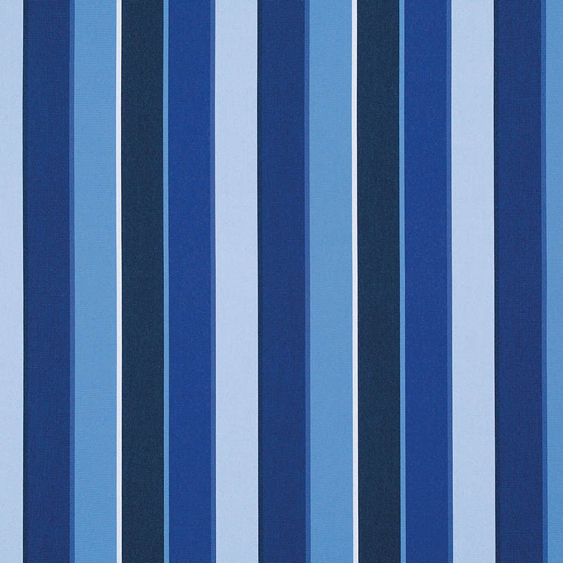 56080 Milano Cobalt by Sunbrella Designer Fabric Cushion Furniture Drapery Fabrics > Sunbrella Stripes 100% Acrylic USA or Imported 11" 54" - Swanky Fabrics -