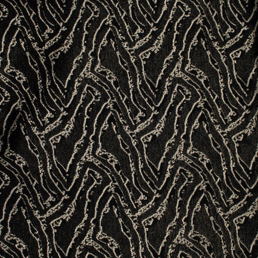 Mirabila A Black by Europatex Designer Fabric Mirabila 100% Polyester China See Sample Horizontal: N/A and Vertical: N/A 118.00 inches  - Swanky Fabrics -