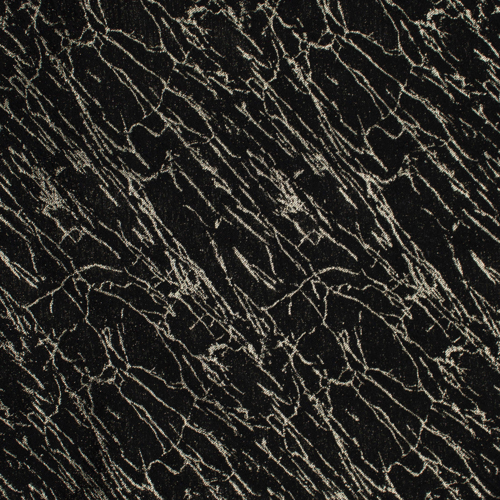 Mirabila B Black by Europatex Designer Fabric Mirabila 100% Polyester 118.00 inches - Swanky Fabrics -