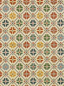 Fonthill Fabric Kirov Multi Cream N1B4110001