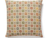 Kirov Pillow 22 X 22 - Multi / Cream N1SDDKB4110001 by Scalamandre Designer Pillow