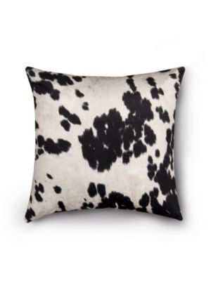 Pony Pillow 22 X 22 - Black & White N2PONYPILL0002 by Scalamandre Designer Pillows 100% POLYESTER U.S.A. Horizontal: and Vertical: 0 - Swanky Fabrics -