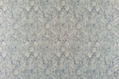 Velorum Denim N322510002 by Old World Weavers Designer Fabric ABSTRACTIONS 4% LINEN, 44% POLYESTER 38% VISCOSE 14% ACRYLIC TURKEY LIGHT DUTY Horizontal: 19.5" and Vertical: 13" 54 - Swanky Fabrics -