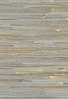Seabrook Designs Wallpaper Java Grass Metallic Silver, Off White NA205