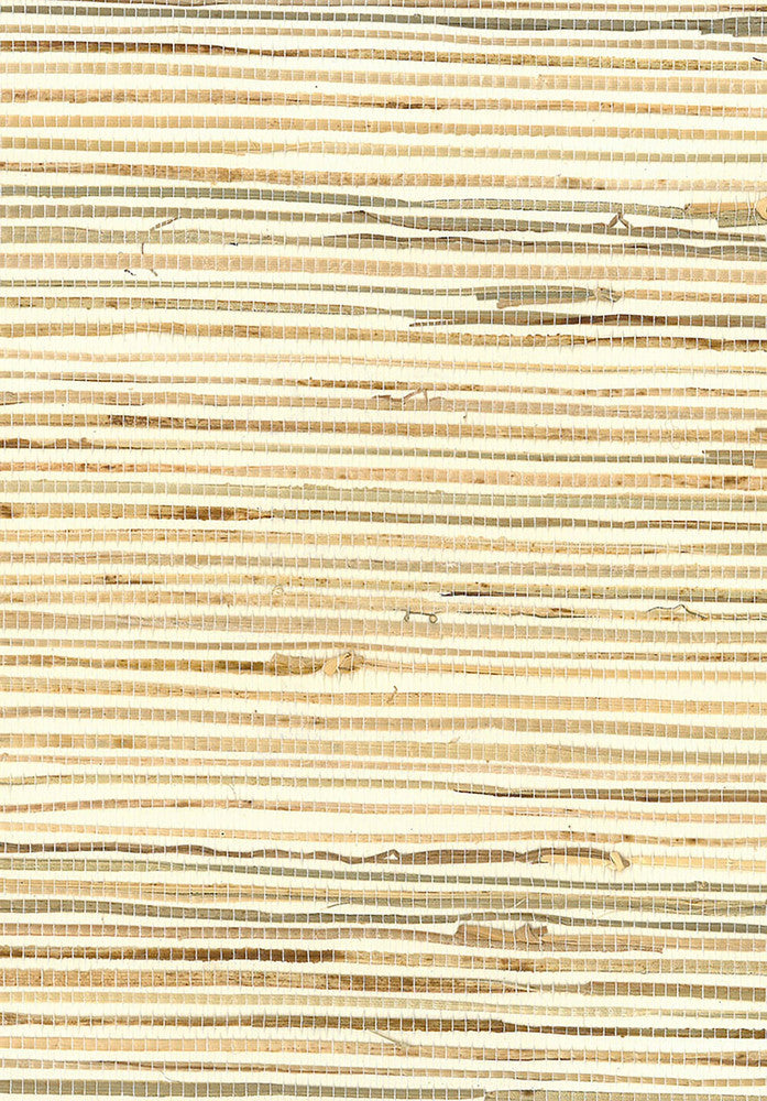 Rushcloth Brown, Off White NA209 by Seabrook Designs Designer Wallpaper