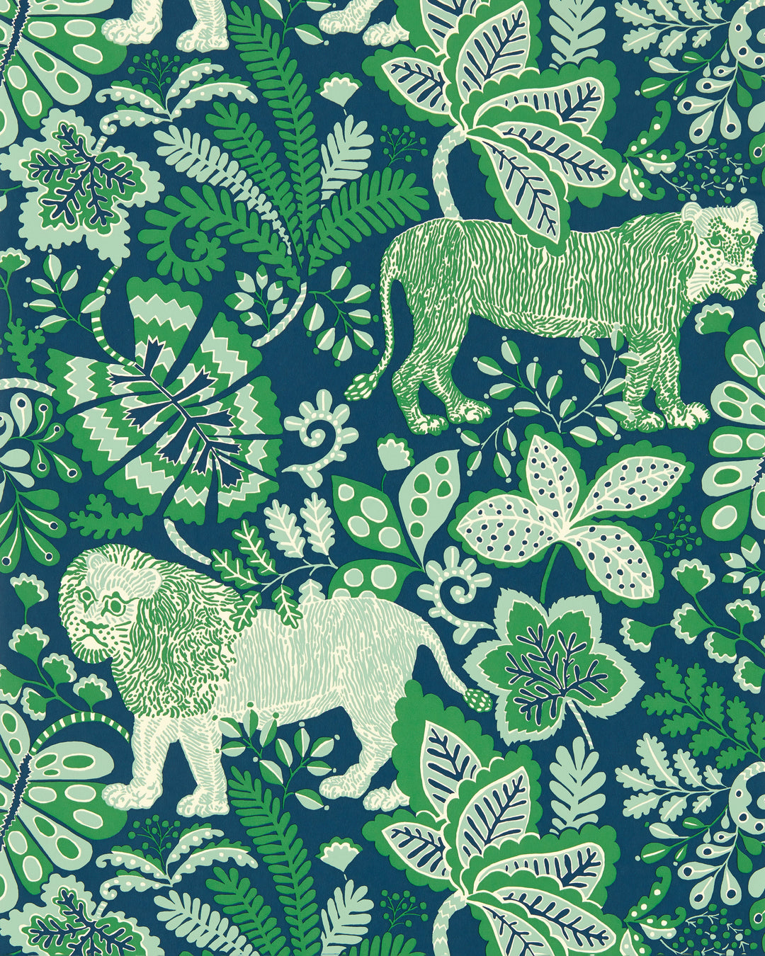 Scion Wallcovering Midnight/Mint