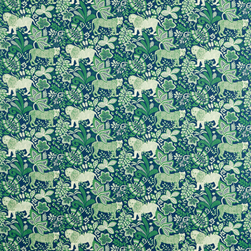 Scion Fabric Rumble In The Jungle - Midnight/Mint