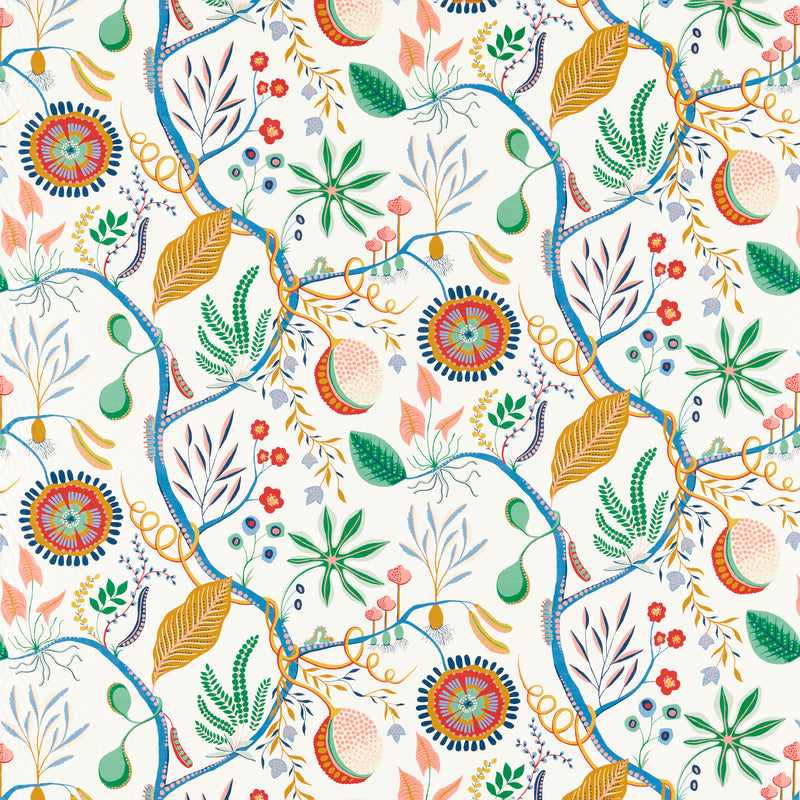 Scion Fabric Jackfruit And The Beanstalk - Popsicle