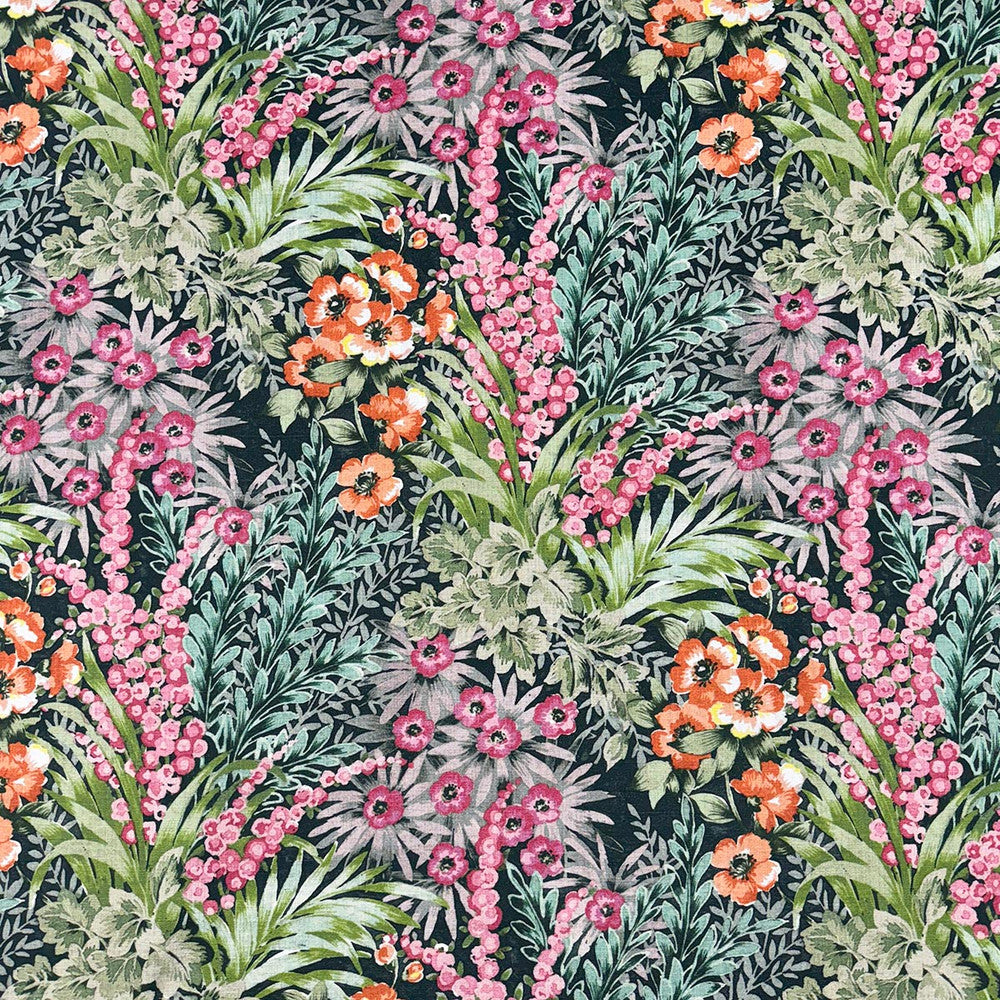 Nashin Blooms by Magnolia Designer Fabric - 100% Cotton India 30,000+ WYZ Horizontal: 27 and Vertical: 27 54 - Swanky Fabrics -