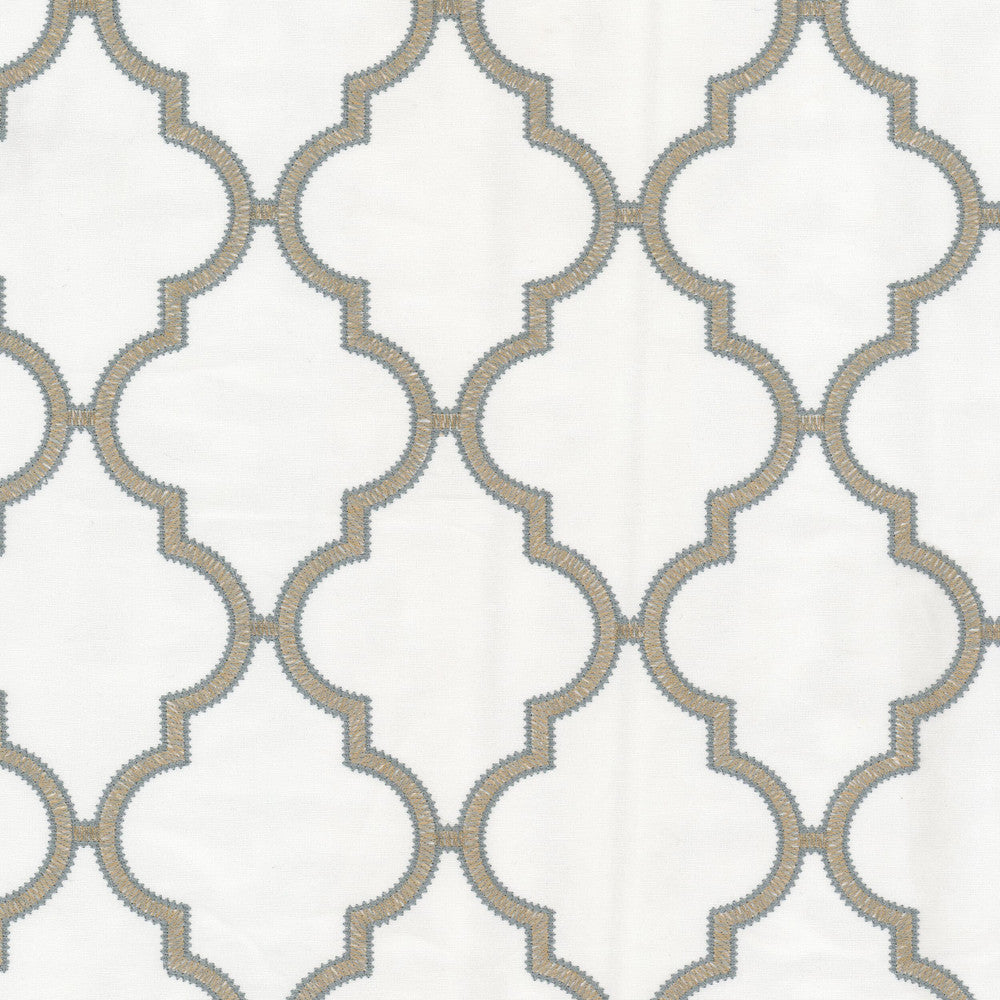 Nato 3 Sandstone by Stout Designer Fabric RAINBOW LIBRARY OATMEAL/STRAW 100%COT %VEMB INDIA Horizontal: 6.500 and Vertical: 7.375 52 in - Swanky Fabrics -