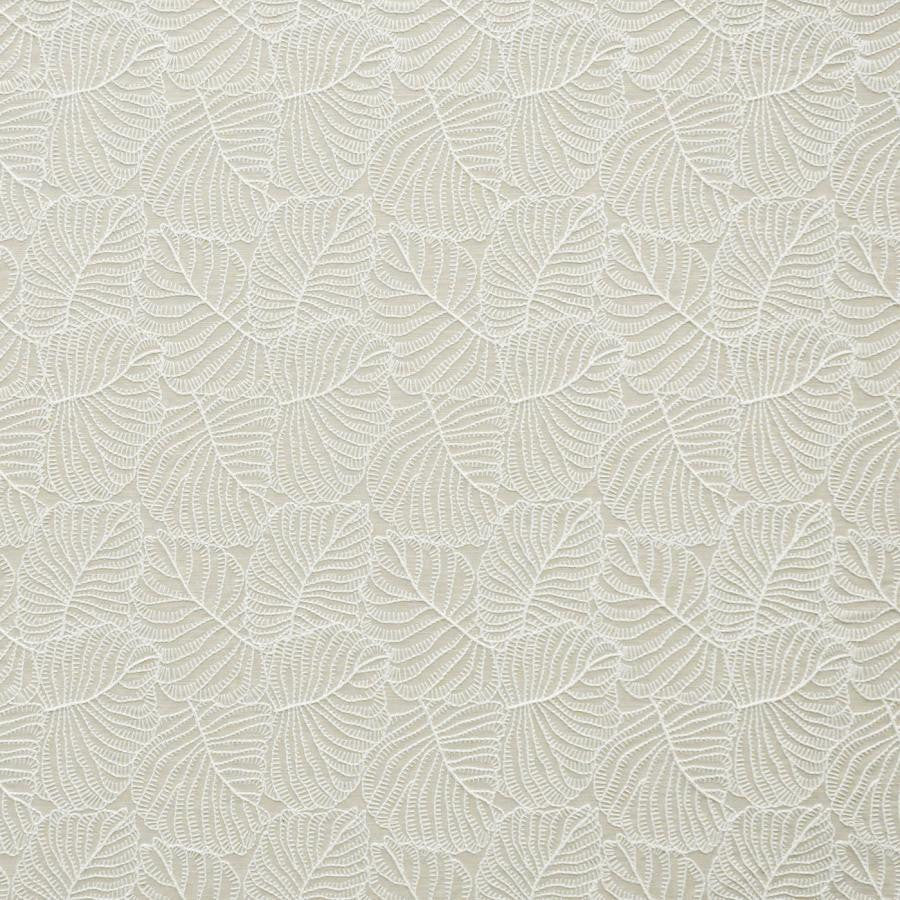 Nettle # 201 Latte by Maxwell Designer Fabric Color Theory-Vol.Vi Alabaster 55% COTTON/45% SPUN POLYESTER INDIA V-7.5"H-5.75" 54"EMB.52" - Swanky Fabrics -