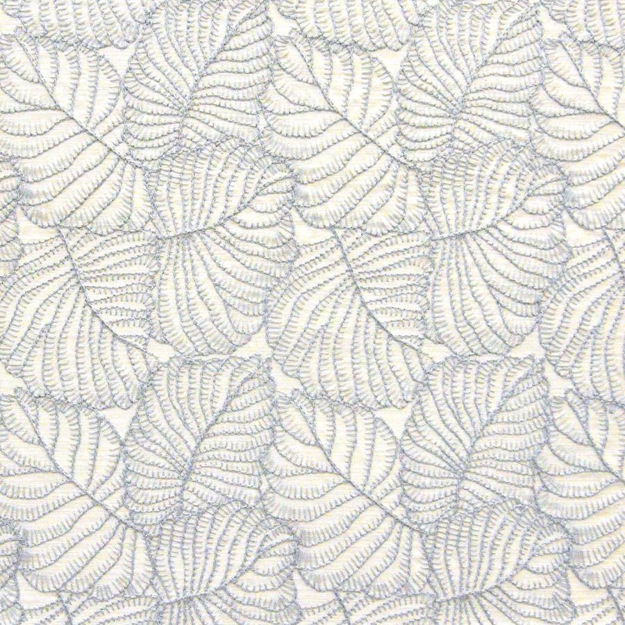 Nettle # 418 Mercury by Maxwell Designer Fabric Color Theory-Vol.Vi Flagstone 55% COTTON/45% SPUN POLYESTER INDIA V-7.5"H-5.75" 54"EMB.52" - Swanky Fabrics -
