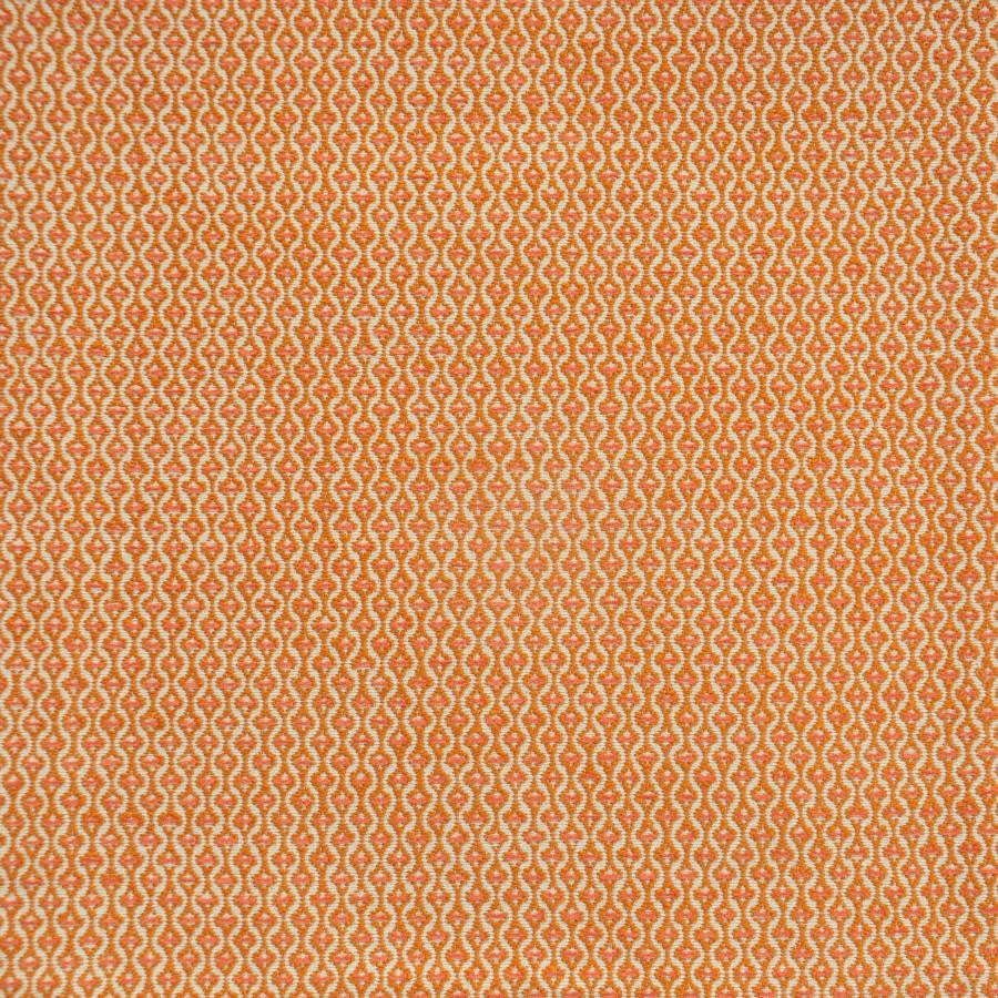 Nanette # 924 Cantaloupe by Maxwell Designer Fabric Performance Wovens-Vol. Vi Peachtree 73% UV POLYESTER 27% UV RECYCLED POLYESTER USA V-3.6" H-0.5" 55.8" - Swanky Fabrics -