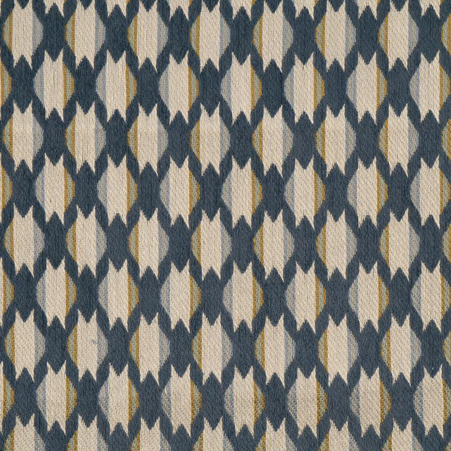 Norman # 949 Blue Jeans by Maxwell Designer Fabric Performance Wovens-Vol. Viii Lakeside 67% POLYESTER
33% RAYON USA V-2.8" H-3.2" 57" - Swanky Fabrics -