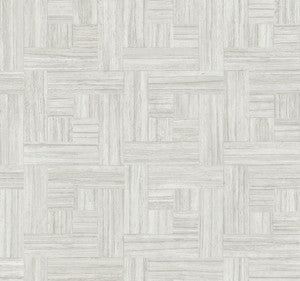 York Wallcoverings Wallpaper Tesselle White