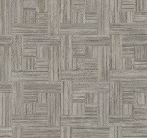 York Wallcoverings Wallpaper Tesselle Brown