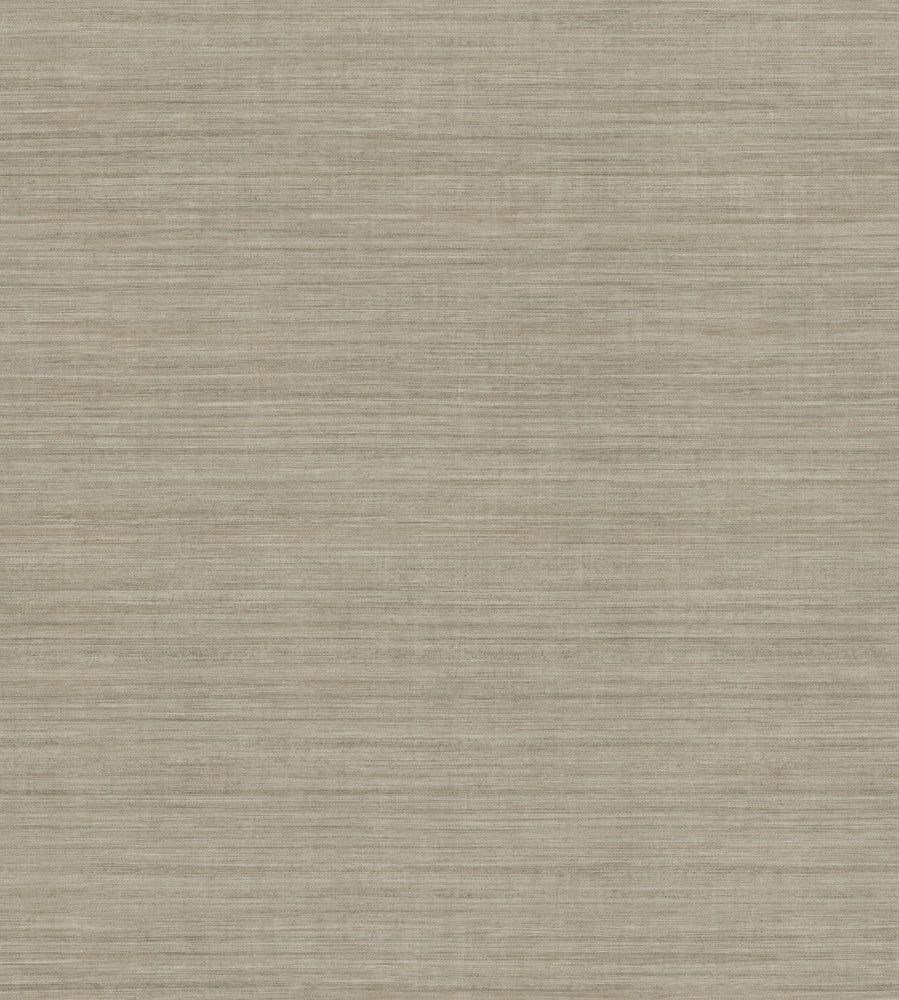 Tasar Silk Brown Wallpaper by York Wallcoverings Designer Natural Digest Covers about 60.8 square feet 27-in by 27-ft long roll Unpasted 0 - Swanky Fabrics -