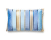 Charlotte Stripe Pillow 14 X 22 - Marine NDLBDK61300002 by Scalamandre Designer Pillow