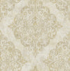 Seabrook Designs Wallpaper Atelier Tan, Gold, and Off-White NE50305