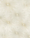 Seabrook Designs Wallpaper Catwalk Metallic Gold and Off-White NE51005