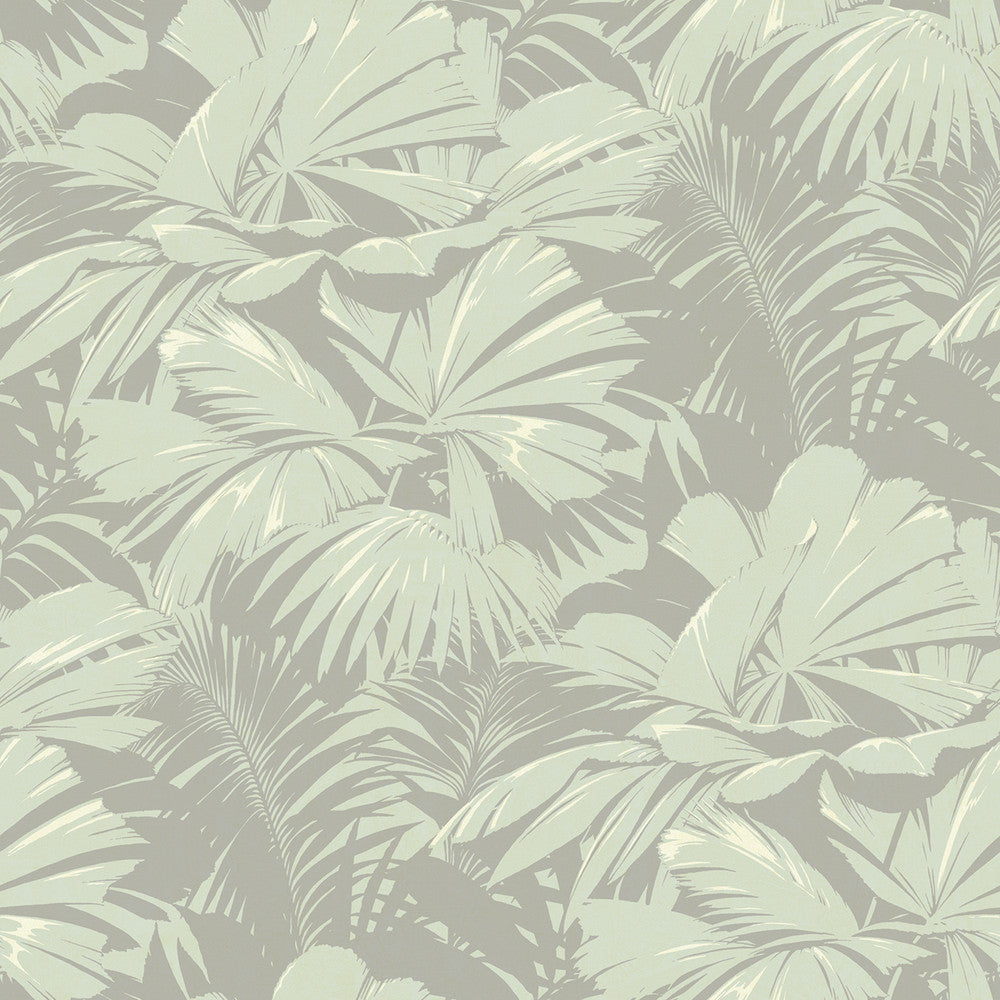 Masquerade Light Eucalyptus and Gray NE51304 by Seabrook Designs Designer Wallpaper