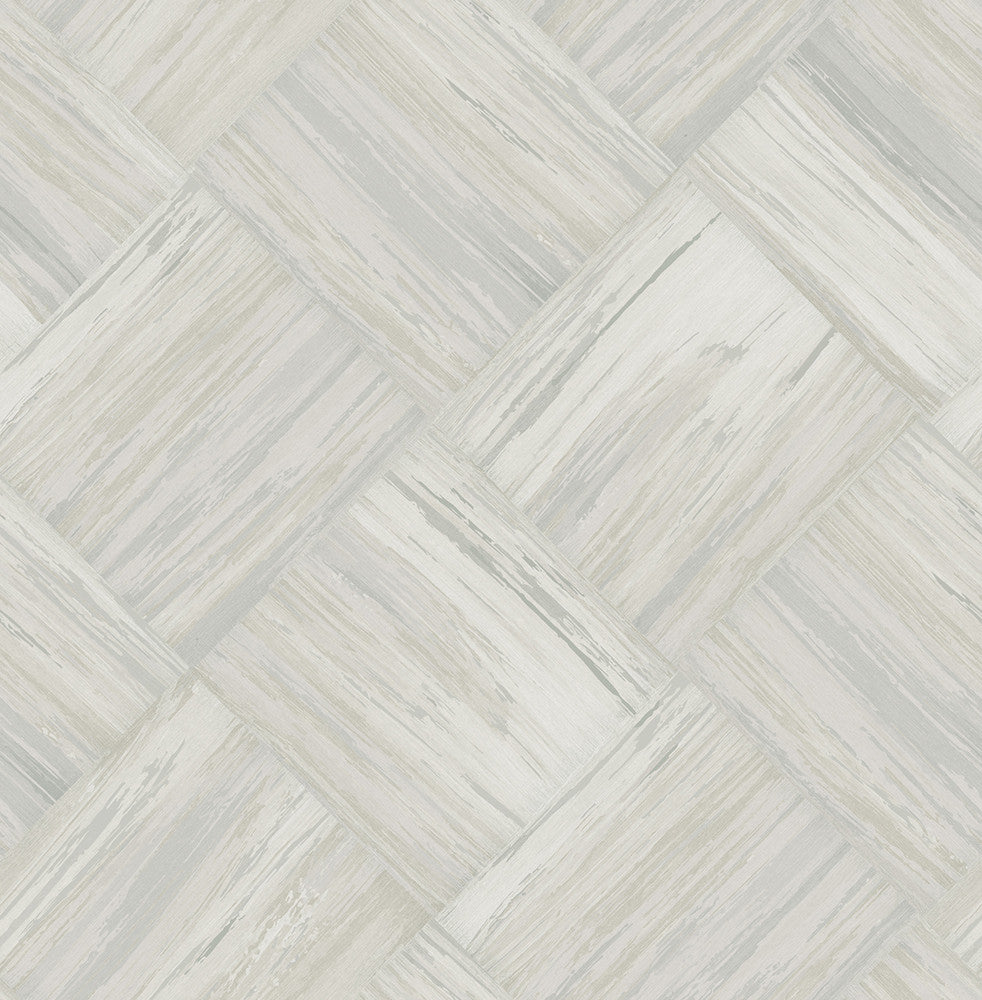 Masquerade Weave Greige and Off-White NE51404 by Seabrook Designs Designer Wallpaper