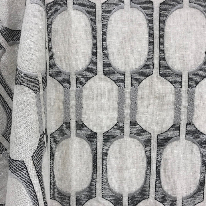 Network 98Sj101 by JF Designer Fabric JF Studio 100% Linen India Horizontal: 3.5 and Vertical: 8 54 - Swanky Fabrics -