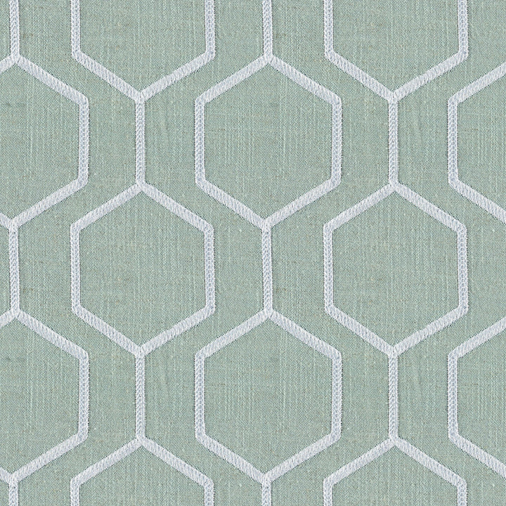 Newton Seapearl by Magnolia Designer Fabric - 20% Linen, 45% Viscose, 35% Polyester China Horizontal: 7.8 and Vertical: 7.8 50 - Swanky Fabrics -